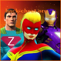 Superhero Captain Girl Street fight icon