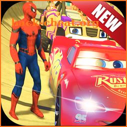 Superhero Car Racing: Car Stunt Racing 2018 icon