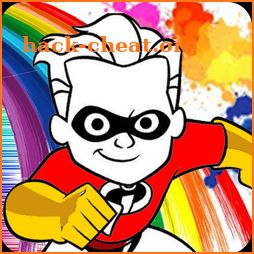 Superhero Coloring Book icon