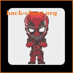 Superhero Coloring By Number - Pixel Art icon