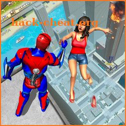 Superhero Flying Robot Rescue icon