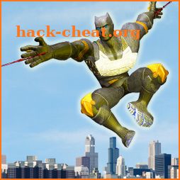 Superhero Game: Panther Rope Hero Crime City Games icon