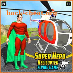 Superhero Helicopter Race icon