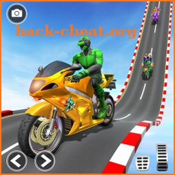 Superhero Mega Ramp Bike Stunt:GT Bike Racing Game icon