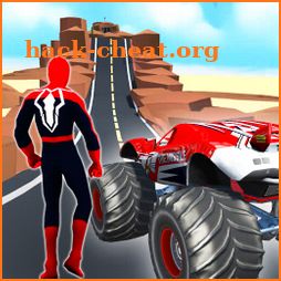 Superhero Mega Ramp Car Stunt - Monster Truck Race icon