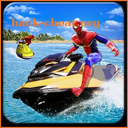 Superhero Speed Boat Racing: 3D Mega Ramp Stunts icon
