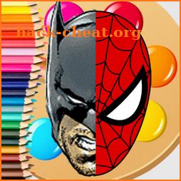 Superheroes Coloring icon