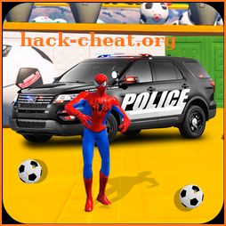 Superheroes Police Car Stunt Top Racing Games icon
