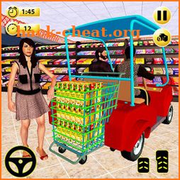 Supermarket Easy Shopping Cart Driving Games icon