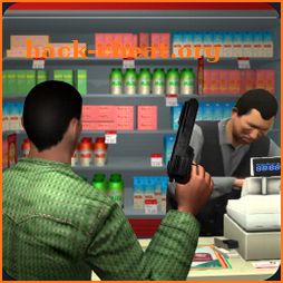 Supermarket Robbery Crime City: FPS Shooting Games icon