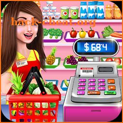 Supermarket Shopping Cash Register Cashier Games icon