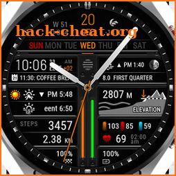 Surface elevation watch face icon