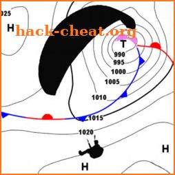 Surface Pressure Charts for Paragliders - USA icon