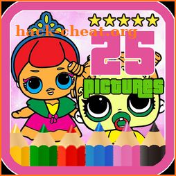 Surprise Dolls Coloring Book New icon