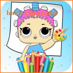 Surprise Dolls Coloring Pages Game icon