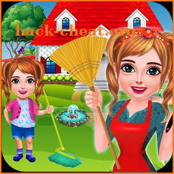 Sweat baby Girl House Cleaning: Cleanup Games icon