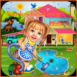 Sweet Baby Girl Cleaning Games 2018: House Cleanup icon