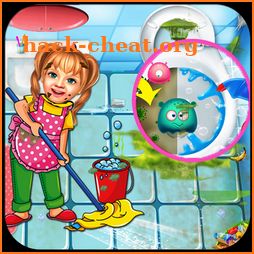 Sweet BabyGirl Princess Palace House Cleaning Game icon
