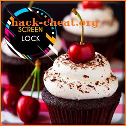 Sweet Cupcake Yummy Bake Dessert Screen Lock icon