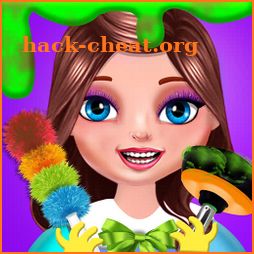 Sweet Girl House Clean up icon