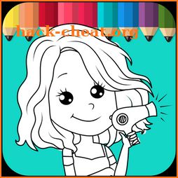 Sweet Girl Salon Coloring - Kids Education icon