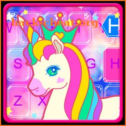 Sweet Unicorn Princess Keyboard Theme icon