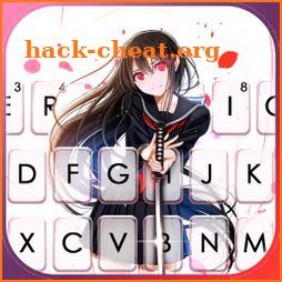 Sword Fight Girl Keyboard Theme icon