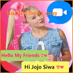 Talk JoJo Siwa chat for free prank icon