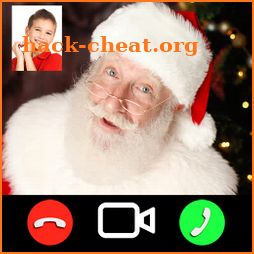 Talk with Santa Claus on video call (prank) icon