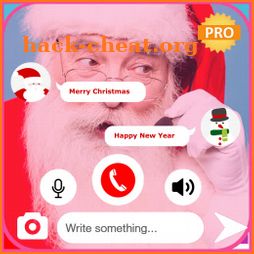 talk with santa-Fake call and fake Chat PRANK icon