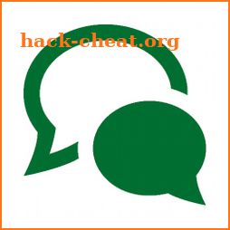 Talking chat messages icon