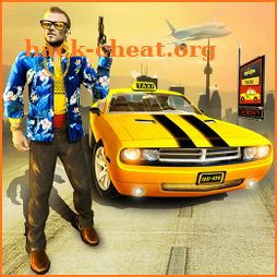 Taxi Driver Car Driving- Crime City Gangster Games icon