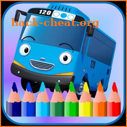 Tayo Bus Coloring Book icon