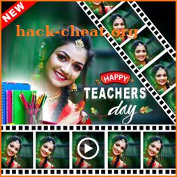 Teacher day video maker – Musical photo collage icon