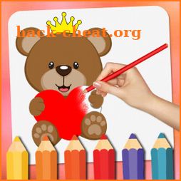 Teddy Bear Coloring Book Game icon