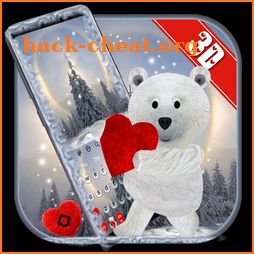 Teddy Bear Love 3D Keyboard Theme icon
