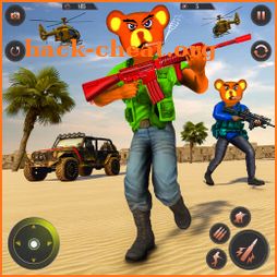Teddy Bear Shooting Strike Counter Gun Games icon
