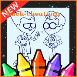 Teen Coloring Page Titans Go icon