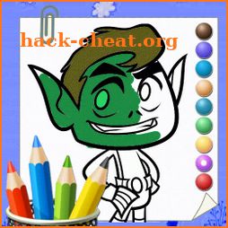 Teen The Titans Coloring Game icon