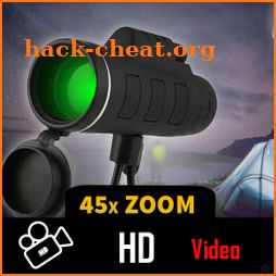 Telescope 45x Zoom Magnifying HD Camera icon