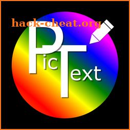 Text in photos - PicText icon