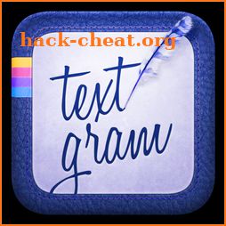 Textgram X - Write on photos icon