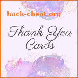 Thank you card Maker & Wishes icon
