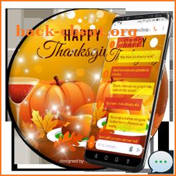 Thanksgiving SMS Go Theme icon