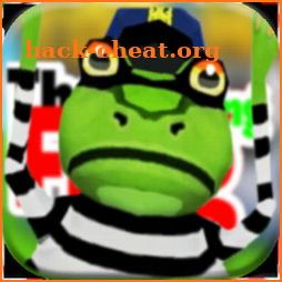 The amazing Criminal frog Running Survival icon