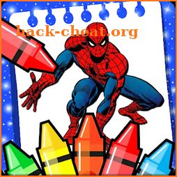 The amazing spider hero Coloring Pages icon