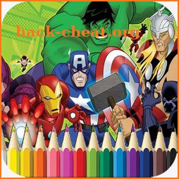 The Avengers Super Heroes Coloring Book icon