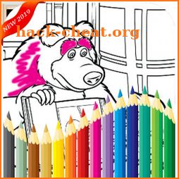 The bear Coloring Book icon