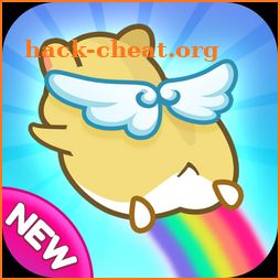 The Rainbow Jump Hamster - Animal Tap Adventure icon