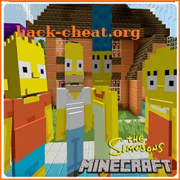 The Simpsons hid and run Mod For Minecraft PE icon